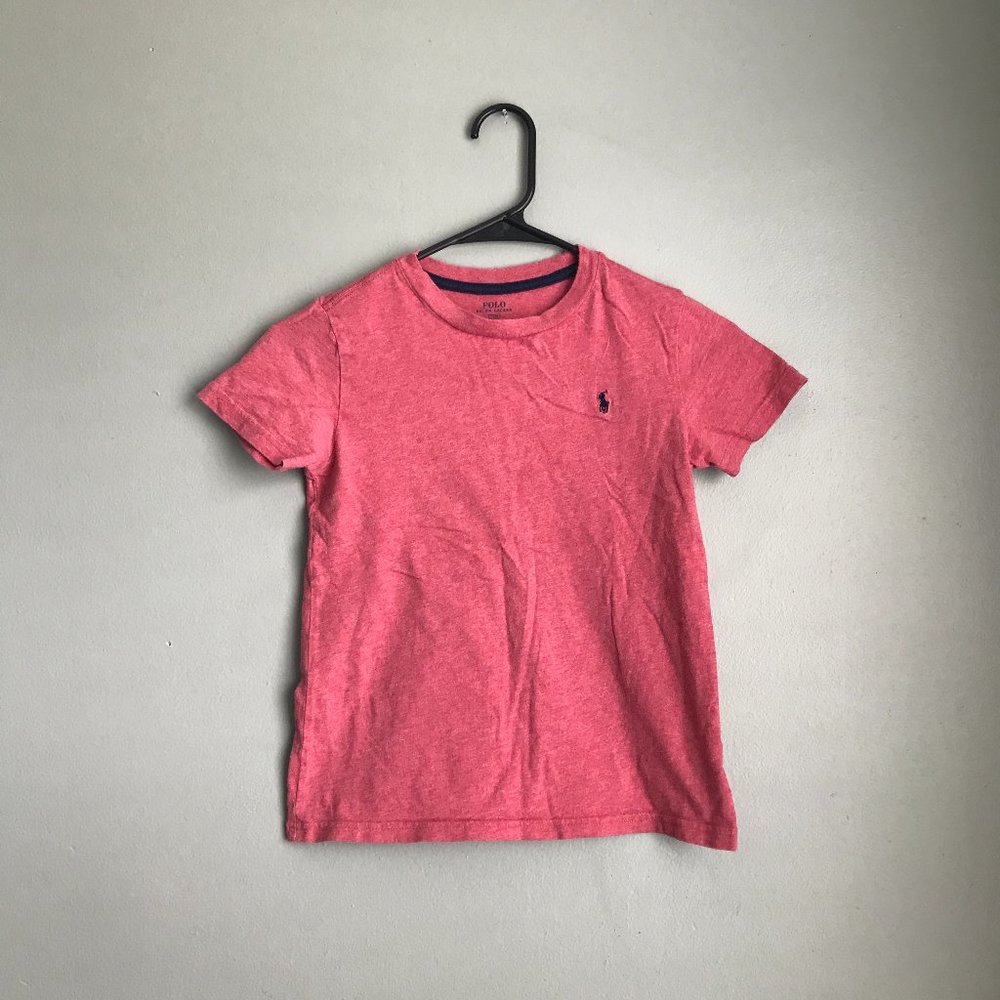Ralph Laurent Boys Red Tee Size 7
